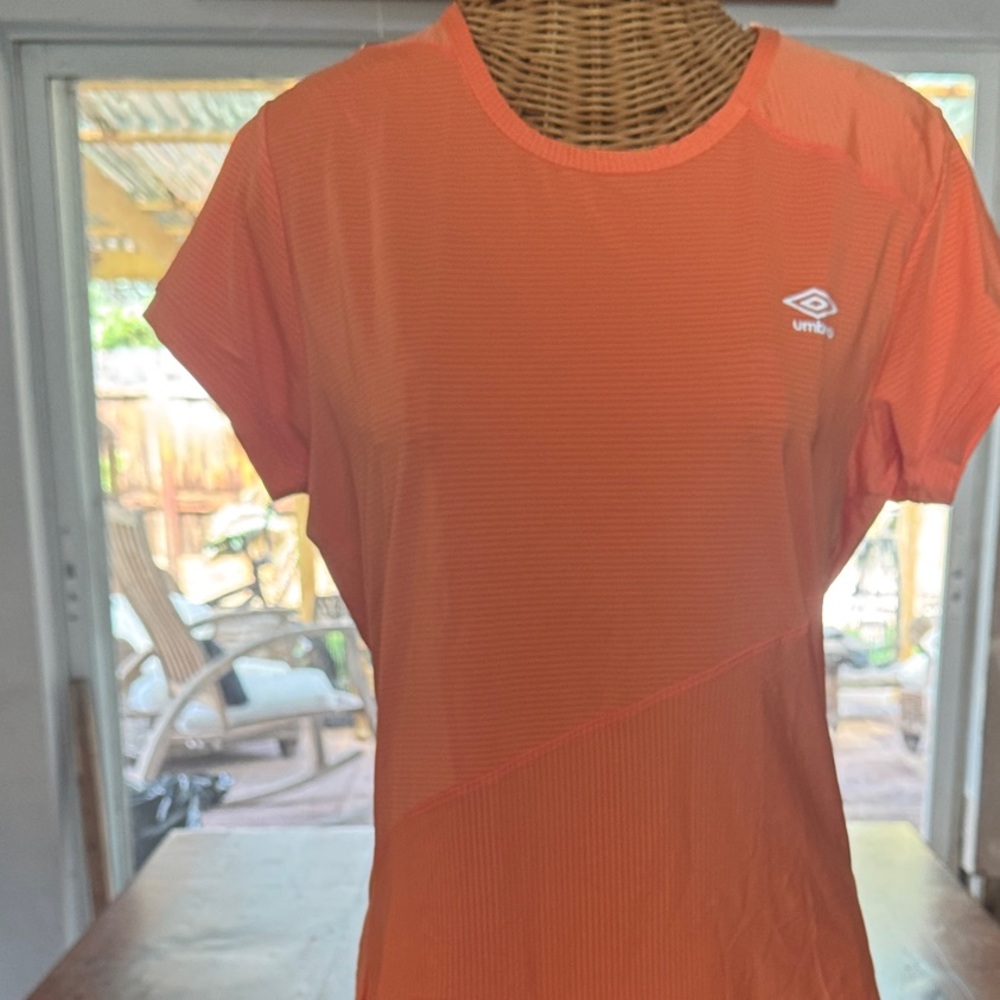Umbro Women's Vibrant Orange Short Sleeve Tee